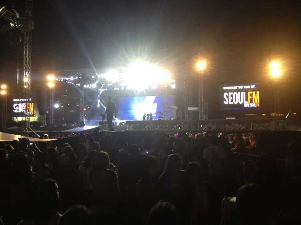 The Dream K-Pop Fantasy Concert at night